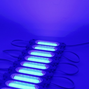 Mavi işık DC 12V 24V LED modülü 2W enjeksiyon PVC IP65 şeffaf Lens 12V arka ışık 7019mm 1 reklam kutusu LED modülü COB - Product Image 5