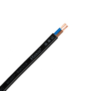 無料サンプル0.5mm2 1.0mm2 1.5mm2 2.5mm2 2コア銅導体PVCコーティングワイヤーフラットケーブルケーブルとワイヤー - Product Image 1