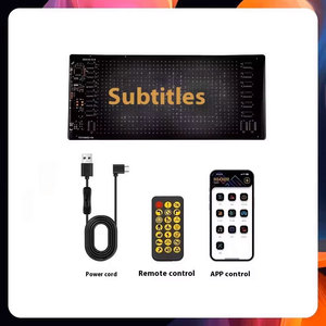 Control de aplicaciones, tablero de señal de coche Led, Mensaje de desplazamiento USB, luz de Panel de matriz Led, pantalla Digital personalizada para Precio de pantalla publicitaria - Product Image 4