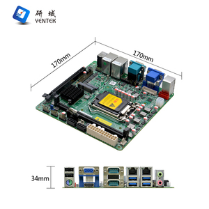 ינטק lga1155 i3 i5 i7 z77 ערכת השבבים 2 ddr3 vga hd pcie x16 6 rs232 com win7 vinux אובונטו תעשייתי מיני itx