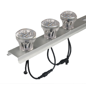 DC24V 60mm DMX512 Cabochon Fair ground APP-Steuerung Programmier bare RGB-Dekoration Turbo licht LED Pixel licht für Vergnügung spark - Product Image 2