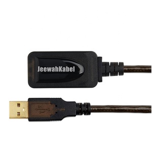 Cable de extensión activo USB 2,0, 1m, 15M, macho, hembra, conector chapado en oro, blindaje trenzado, impresora, uso de red informática, muestra gratis - Product Image 4