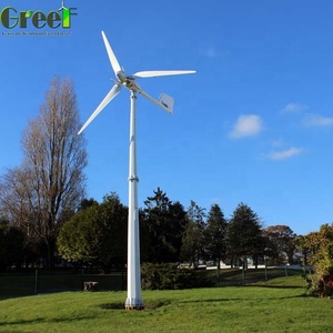 5kW düşük başlangıç rüzgar hızı pitch kontrol yatay eksen rüzgar türbini mıknatıslı jeneratör fiyat için ev - Product Image 3