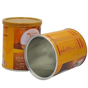 Lata de Metal vacía redonda ecológica, lata de lata Pop Top con etiquetado personalizado para nueces y granos/frijoles/cacahuetes y envasado de alimentos - Product Image 5