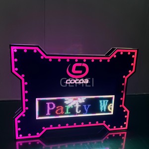Lettere a scorrimento schermo digitale controllo APP buon compleanno ha portato il segno del tendone della festa pubblicità programmabile bacheca a LED - Product Image 4