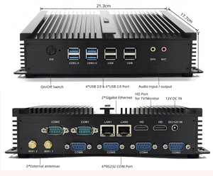 Industrial Mini PC I3 I5 I7 4500U 8GB DDR3 2 Lan Port 2 HD Win10 <strong>Computer</strong> Hardware &amp; <strong>Software</strong> - Product Image 4