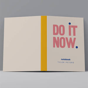 LABON-Cuaderno con impresión personalizada, cuaderno con diseño de nombre personalizado, Do It Now Design Notebook - Product Image 4
