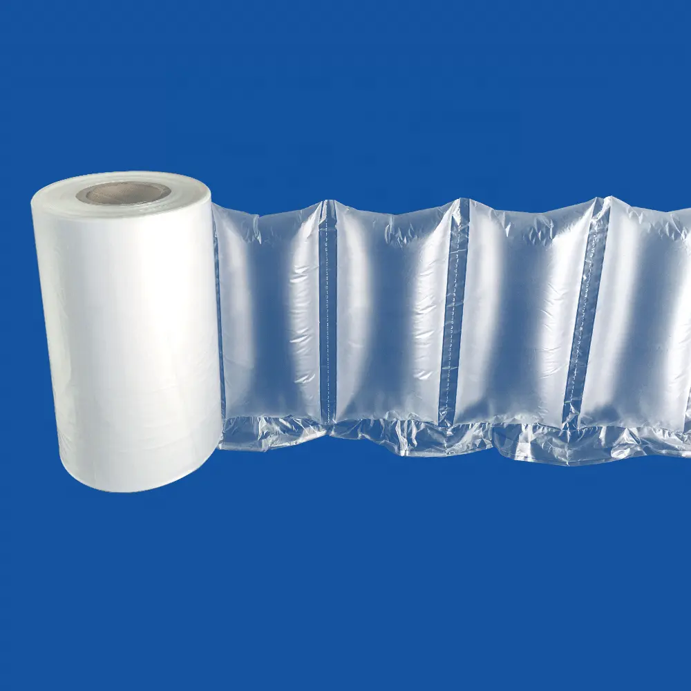 Plastik Kemasan Bantal Udara HDPE Kemasan Kantong Bantalan Udara Mengisi Kemasan Kantong Berisi Udara