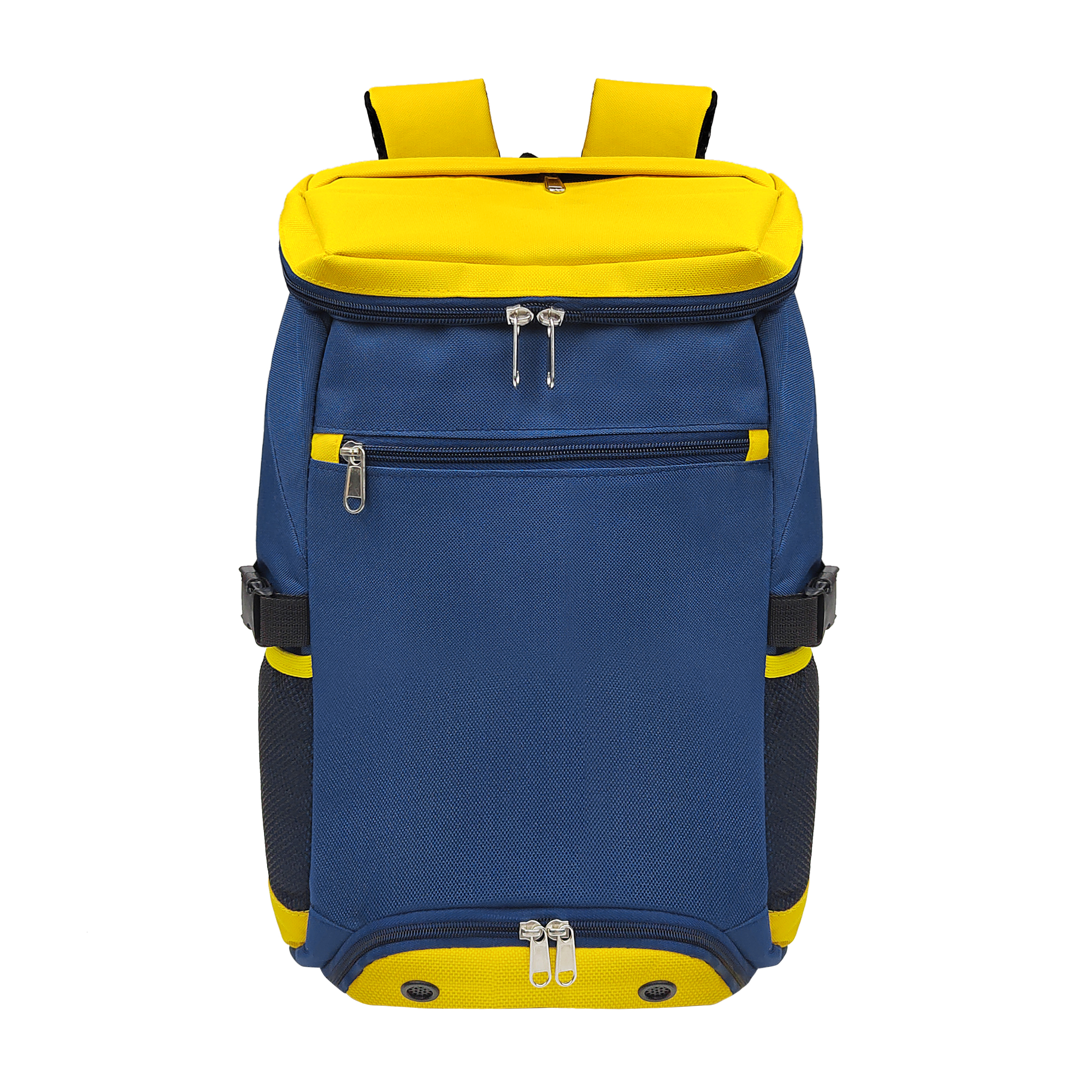 Blu navy con giallo