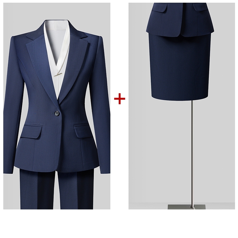 Bleu (costume + jupe)