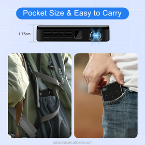 Best Mini Portable Projector Android 9 <strong>DLP</strong> 3D WiFi Bluetooth Touch <strong>Control</strong> Rechargeable Projecteur TV 4k Home Theater - Product Image 4