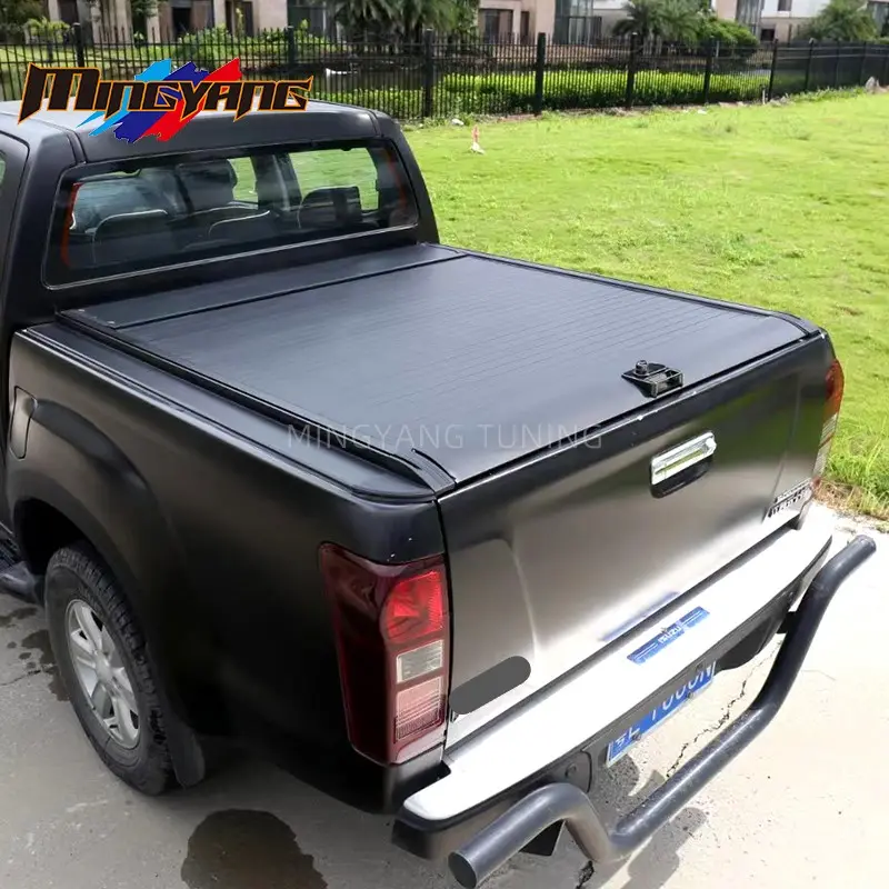 Accessori per camioncino copertura per tapparella con serratura a combinazione in alluminio 2015 per copertura Tonneau per cabina doppia Hilux revo rocco