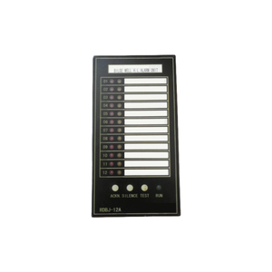 AUX 24V DC Switch Entrada de señal Sonido Luz Alarma Salida de relé 12 canales Sistema anunciador de fallas con alarma de falla de línea