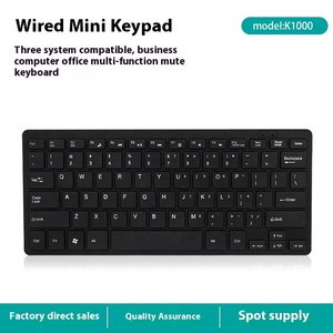 Teclado con cable retroiluminado K1000 RGB para ordenador portátil, interfaz USB, uso en oficina de negocios, nueva operación de domo, teclado caliente directo de fábrica, Stock - Product Image 5
