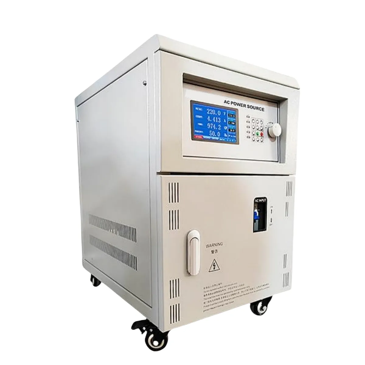MYAMI 300V 5KW 5000KVA Armoire industrielle Alimentation ca à courant élevé pour test de laboratoire