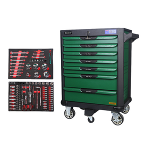 7抽屉工具车333件套汽车修理车间工匠工具柜车库储物箱 - Product Image 1