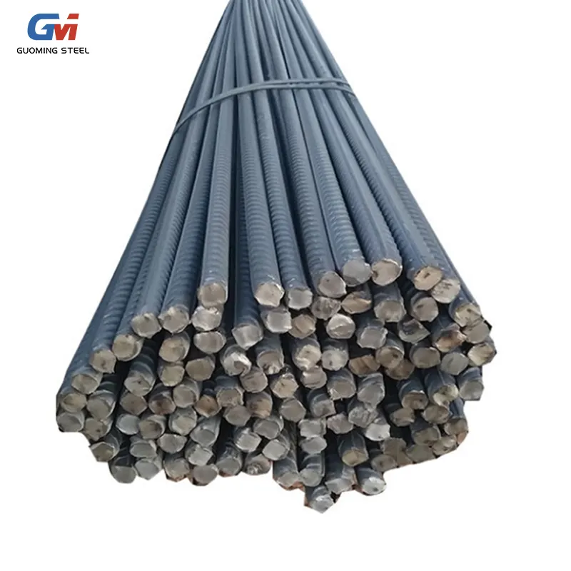 HRB335 HRB400 HRB500 BS460 ASTM A615 GR 60 Deformed Reinforced Steel Rebar Bar Concrete Iron Rod 6 8 10 12 16 20 25mm