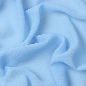 Drapable 150Cm 95gsm Đồng Bằng Nhuộm Màu Rắn 100% Polyester 75D Ngọc Trai Voan Vải Cho Trang Phục - Product Image 1