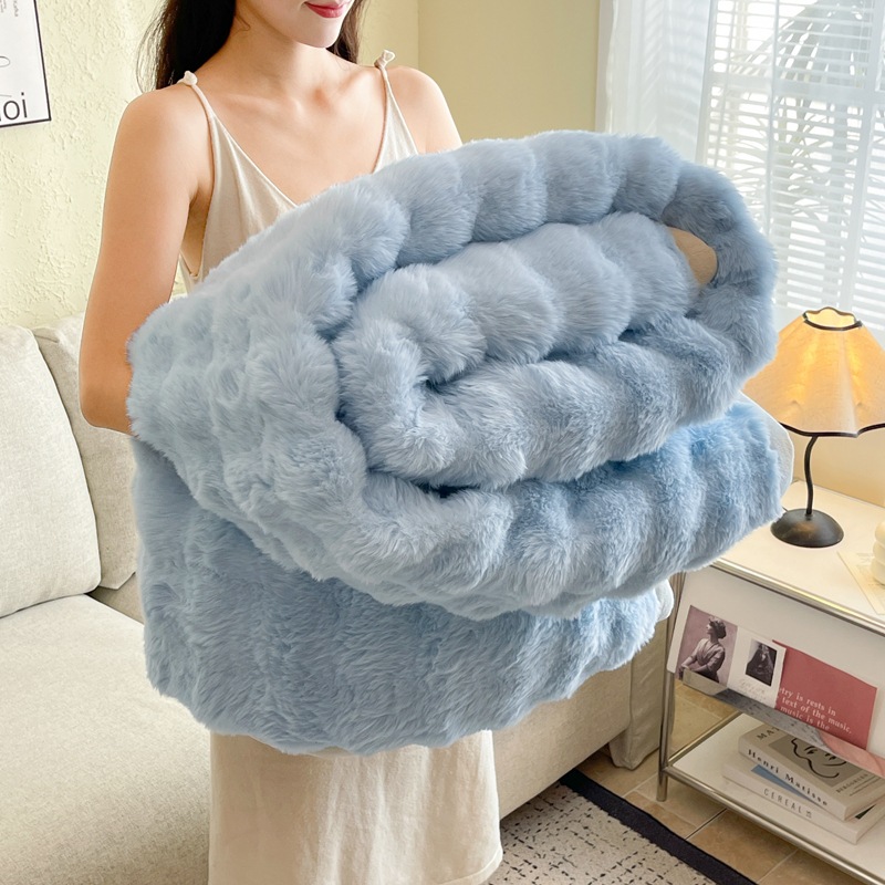 couverture lapin-bleu ciel