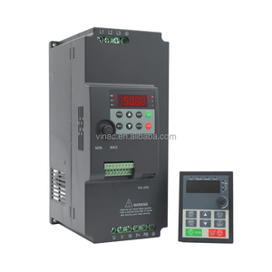 Convertidor de frecuencia variable de 220V trifásico 0.75KW-2.2KW Inversor AC VFD para motor con voltaje nominal de 380V - Product Image 1