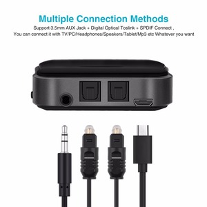 Приемник-передатчик Bluetooth 5,0 Qualcomm aptX для ТВ/ПК, беспроводной аудиоадаптер для домашней потоковой стереосистемы - Product Image 4
