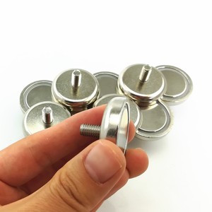 2025 Dailymag Perfect Quality Strong <strong>Diameter</strong> 32mm Neodymium Pot Magnet with M6 Screw