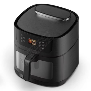 AI 8L سعة كبيرة مقلاة هوائية ذكية فرن خالية من الزيت مقالي هواء رقمية مع نافذة مرئية - Product Image 4