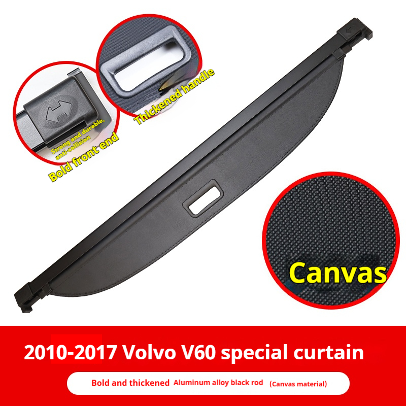Volvo V60 2010-2017: Toile noire/beige, cuir, carbone stria