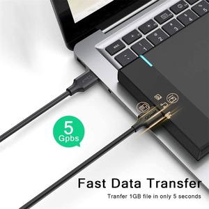 สาย3.0 USB qgeem USB สายเคเบิลชายความเร็วสูง5Gbps สาย USB คู่คู่คู่เข้ากันได้กับโมเด็มกล้อง HTC Vive - Product Image 5