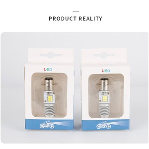 ไฟรถจักรยานยนต์ LED สองด้าน P15D H6สปอตไลท์ T19ใกล้และไกล - Product Image 6