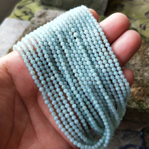Doğal 3mm küçük boncuklar akik kristal taş bluestone aventure ametist yeşim resim labradorit taş DIY gevşek boncuk dize - Product Image 4