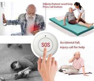 Wireless SOS Emergency <strong>Panic</strong> <strong>Button</strong> Battery Operated <strong>With</strong> 433 MHz Frequency Made of ABS and Plastic - Product Image 5