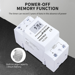 THC30A Din Rail 2 fili settimanale 7 giorni programmabile Digital TIME SWITCH relè controllo Timer uscita diretta 30A - Product Image 4
