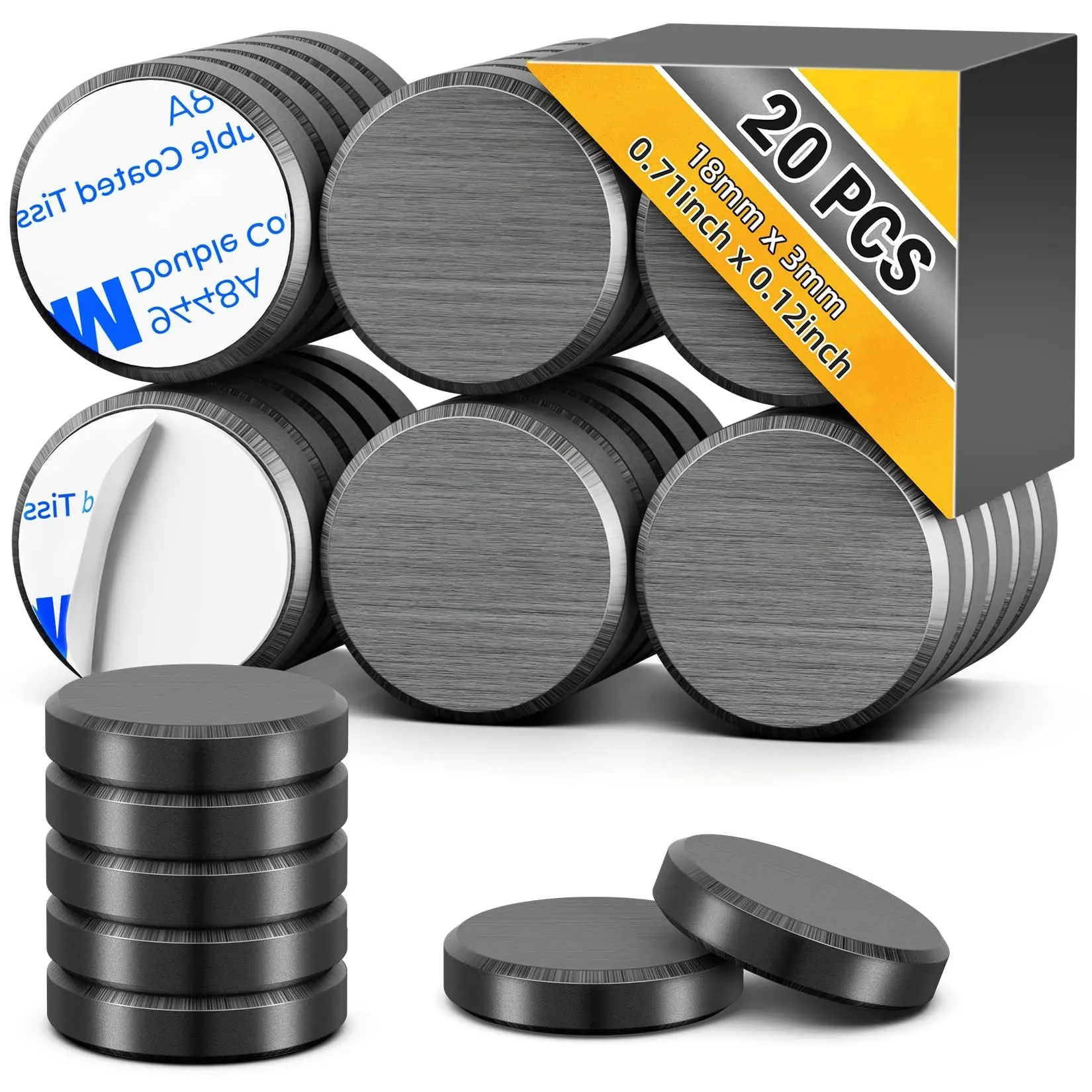 Factory Directly Ferrite Y30 Y35 Y30BH Magnets, Black Ceramic Magnet Round Shape