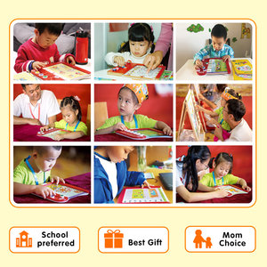 ตรรกะพัฒนาสมองสำหรับการศึกษาภาษาอังกฤษกระดานและหนังสือสำหรับทักษะทางคณิตศาสตร์3ถึง4ปี - Product Image 5