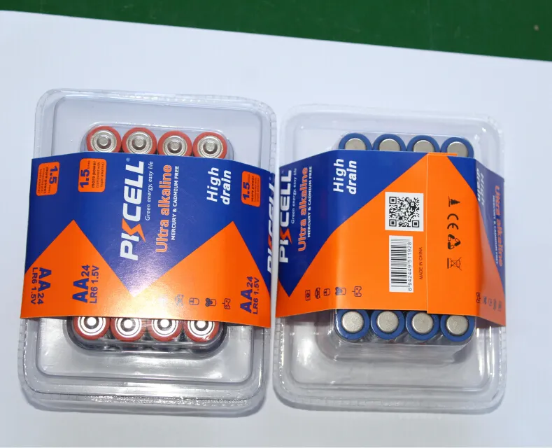 Factory preis Oem oder Pkcell Brand 1.5V AA LR6 AM3 24B Alkaline Battery BOX verpackung