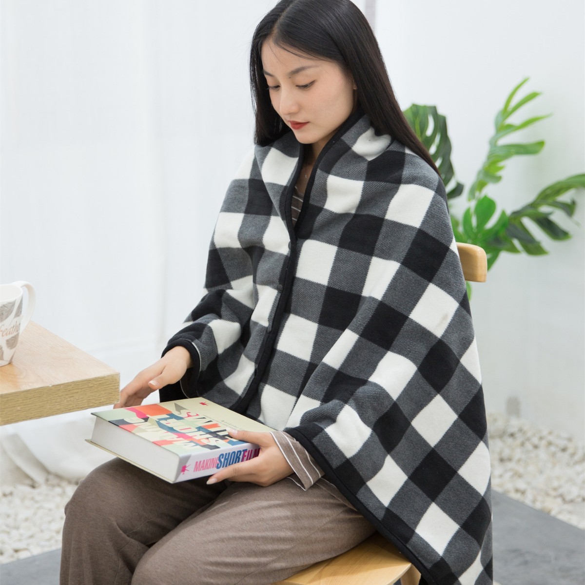 Black checkered pattern