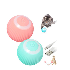 Juguetes interactivos de entrenamiento, juguetes de hierba gatera que se mueven automáticamente para gatos, pelota eléctrica para mascotas, pelota rodante automática, juguetes inteligentes para gatos - Product Image 1