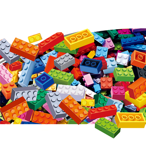 Mezcla de bloques de construcción, 500 Uds., bloques de construcción coloridos, juego para niños, bloques de construcción de plástico, juguetes DIY para juguetes de inteligencia - Product Image 4