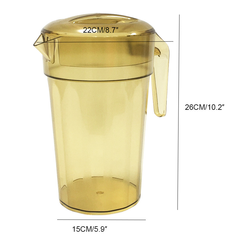 2.4L water bottle lid, brown color