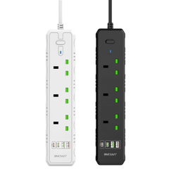 Combo diseño Gsm extensión de toma de corriente portátil Multi extensión enchufe 4 vías 2usb tira de alimentación - Product Image 6