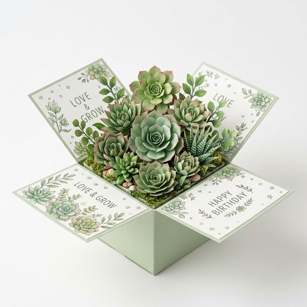 Light green succulent plants