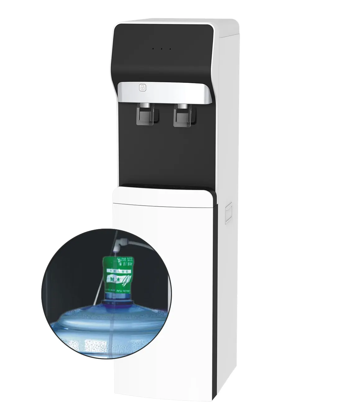 AQUART-dispensador de agua potable para uso en el hogar, máquina expendedora de agua fría y caliente, de pie, barata, sin refrigerador, BY530-3 chino