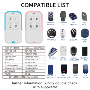 Nuovo duplicatore RF telecomando 433MHz 315MHz segnale Wireless universale fotocopiatrice per auto/cancello/porta Clone chiave e Multi-dispositivo - Product Image 3