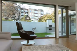 Kunden spezifisches festes Aluminium fenster für Wohn-und gewerbliche Zwecke im Freien Wind dichte Funktion Zeitgenössisches Glas design - Product Image 5