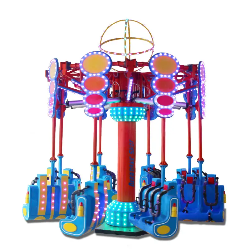 Le parc à thème extrême monte la chaise volante rotatoire monte l'amusement extérieur monte le jet en spirale à vendre
