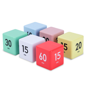 Cube Timer sensore di gravità Flip LCD Timer da cucina esercizio conto alla rovescia Timer da gioco 30/60 minuti per la gestione del tempo dei bambini - Product Image 2