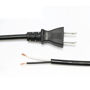 ปลั๊กญี่ปุ่น2ขาพร้อม2X0.75mm2 vctf ปลายเปิด7A 125V ~ Jet PSE อนุมัติสายไฟสำหรับญี่ปุ่นไต้หวันฟิลิปปินส์ - Product Image 2