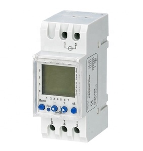 220VAC Digital Time Switch Timer THC-810 6 Sprachen Programmierung Mini Größe 44 EIN & AUS Perioden 16 20 30A Ac - Product Image 1