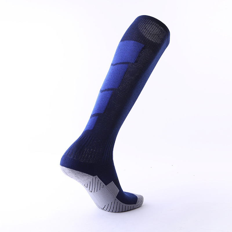 Sauer blue-football sports socks